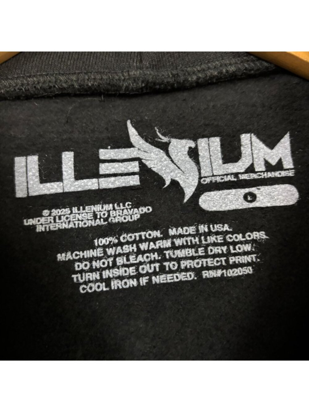 DJ Illenium Odyssey Album Zip-Up Hoodie Size Large - Picture 4 of 4